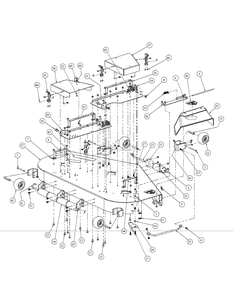 Part Location Diagram of 01008635 Cub Cadet Right Hand Deck Bracket Assembly